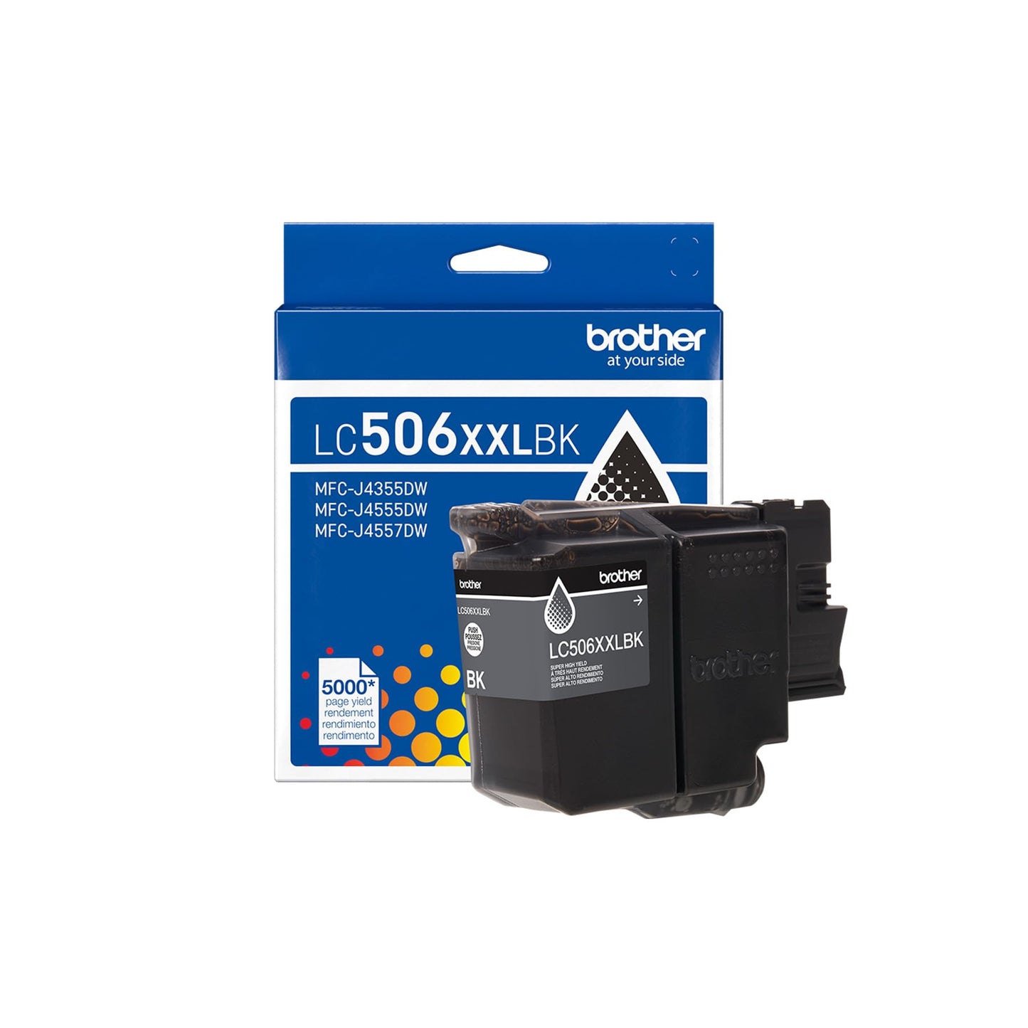 Brother Genuine LC506XXLBK Super High Yield Black Ink Cartridge (for use INKvestment 4355, 4555, and 4557 Printers)
