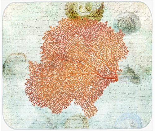 Caroline's Treasures SB3023MP Beach Sea Fan Coral Mouse Pad, Hot Pad or Trivet for Home Office Gaming Working Computers Laptop Mouse Mat,Washable