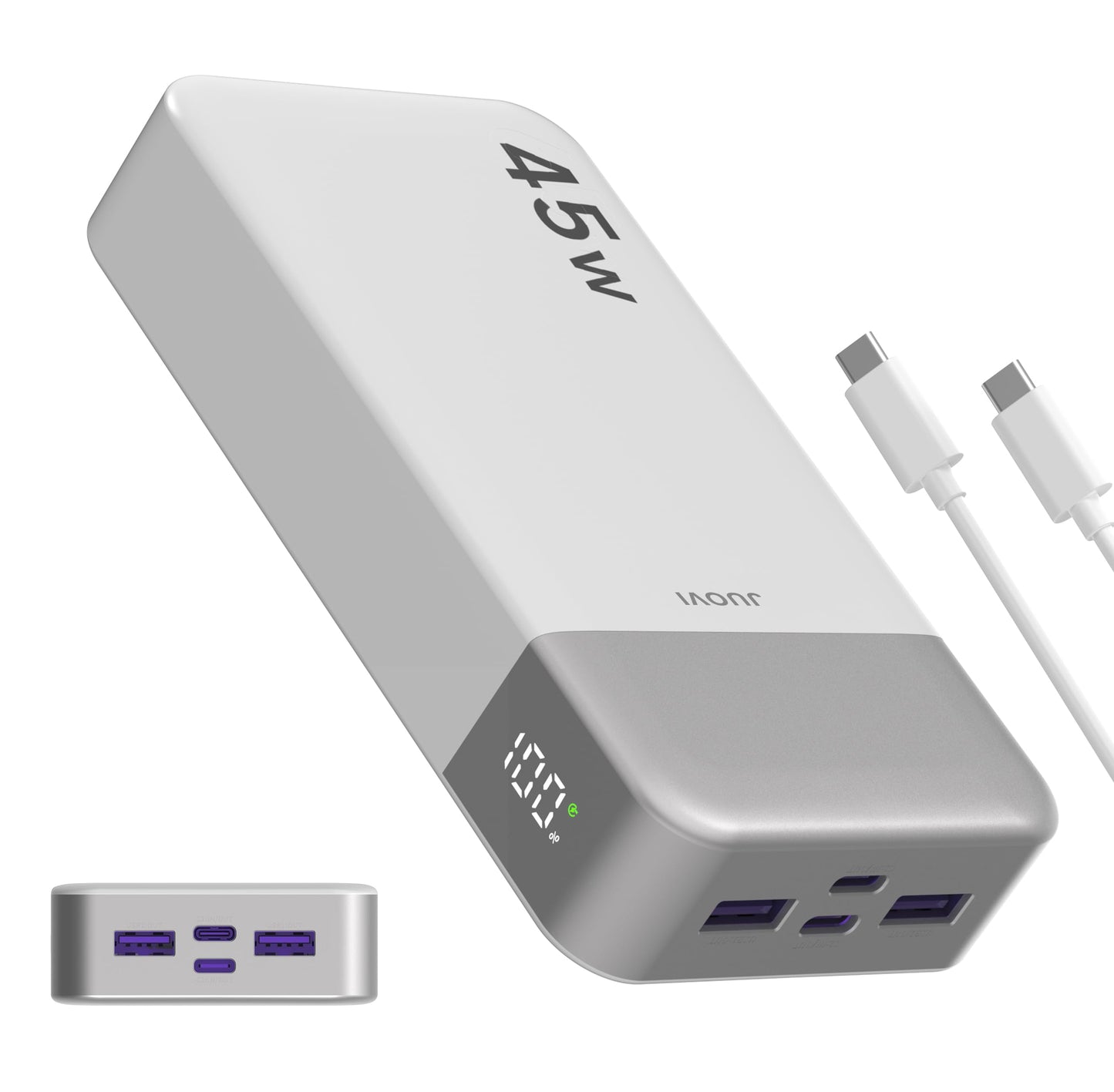 JUOVI Portable Charger 45W 20000mAh Fasting Charging Power Bank
