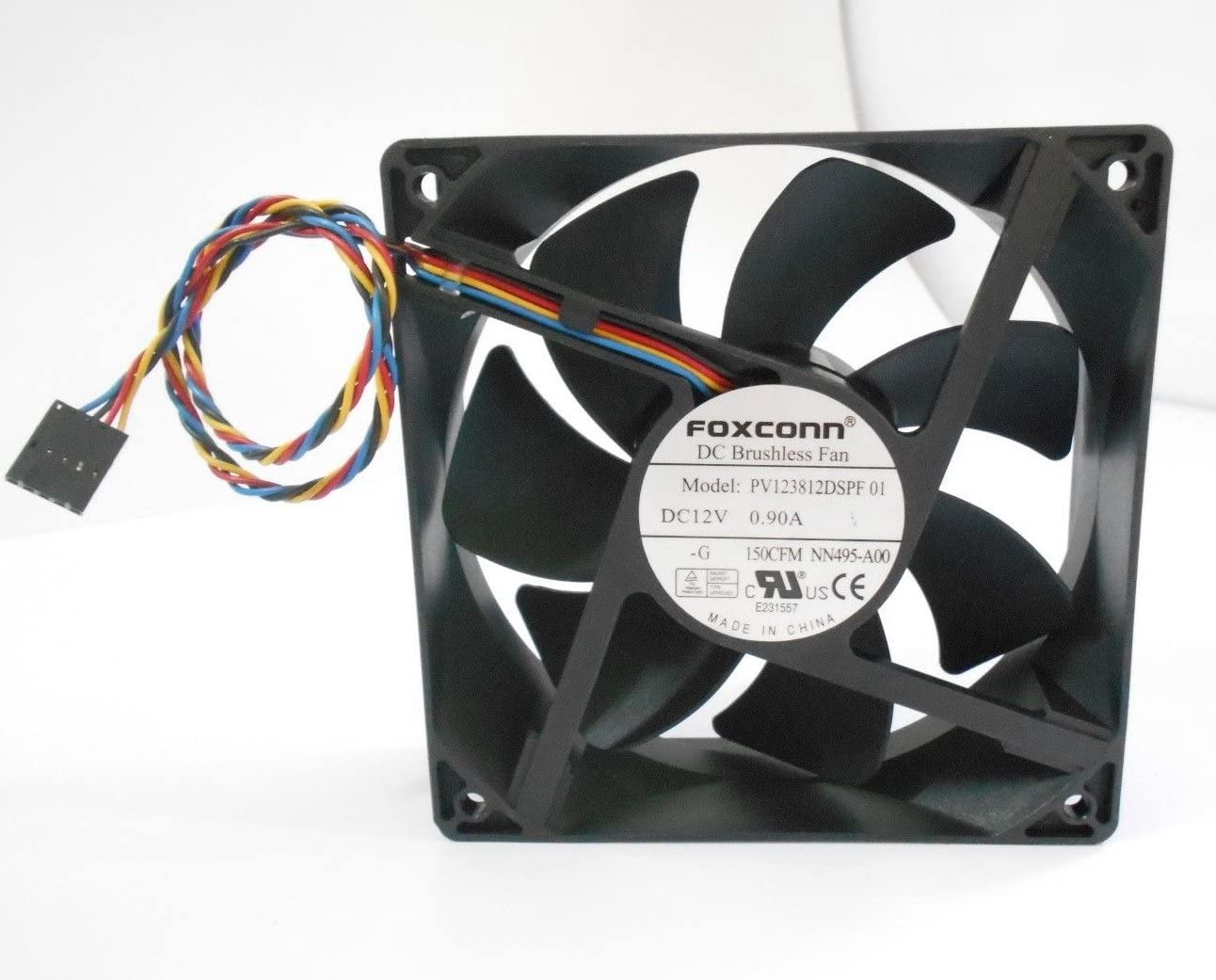 for FOXCONN 12CM 12V 0.90A PV123812DSPF 01 Dell Fan