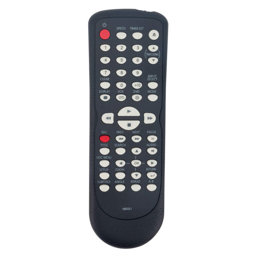 New - NB681 Remote Control Unit for Funai DVD VCR Combo Player CDV225FX4 DV220FX4