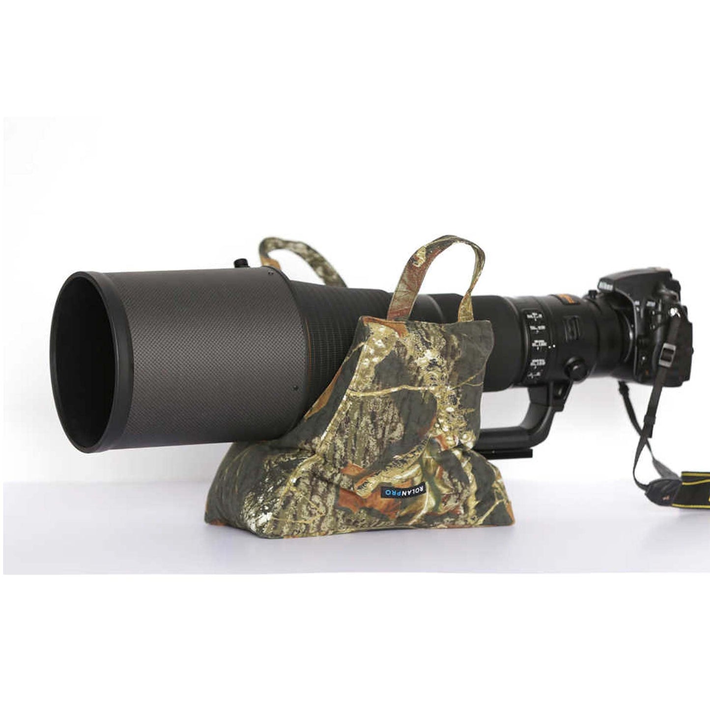 Rolanpro Big Lens Window Pillow, Universial Car photography bean bag, Car Window Bag for telephoto lens #23 Big Brown Jungle ?Empty Bag?