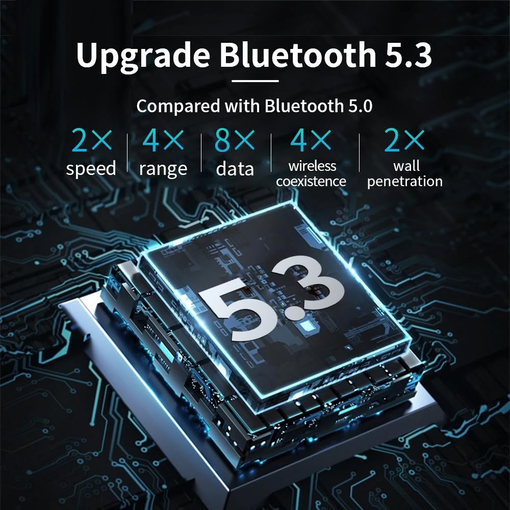 AX900 USB WiFi 6 Network Adapter Free Driver BT5.3 WiFi Dongle Dual Band 900Mbps High Gain Antenna Network Card Wireless Receiver for Windows10/11