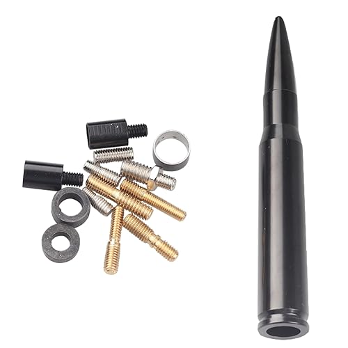 E-Vniko Bullet Universal Antenna Compatible for Ford F150 250 Chevy Jepp Dodge Ram &More Vehicle 1990-2023 Car&Trucks&SUVS Replacement Truck and Car
