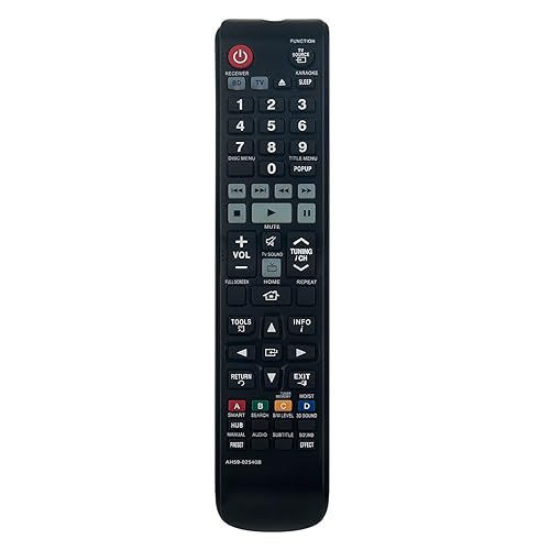 AH59-02540B Replaced Remote Control Compatible with Samsung Blu-ray Home Theater HT-F5530HK