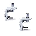 Pro Trucker (Lot of 2) 3 Way Aluminum Cb or Ham Antenna Aluminum Mirror Mount with Stud