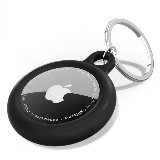 oakxco for Airtag Keychain Silicone, Airtag Holder with Key Ring, Air Tag Cover Cute Accessories for Kids, Luggage, Car Dog Collar, Car, Compatible