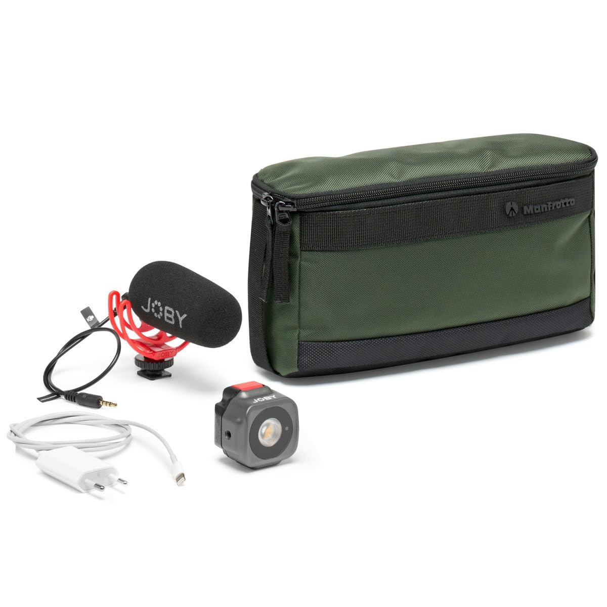 Manfrotto Street Organiser for Photography Accessories, Camera Bag for Organsing Camera Accessories, Compact Organiser, Colour Green