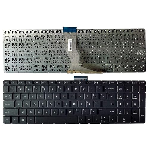 Laptop Replacement Keyboard Fit HP Pavilion 15-BS028CL 15-BS033CL 15-BS038CL 15-BS048CL 15-BS067CL 15-BS078CL US Layout (Black No Backlight)