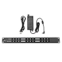 PoE Texas 12 Port PoE Injector with 48v60w Power Supply - 10/100 Data - Rack Mount - Add Passive Mode B 802.3af PoE to a Non PoE Switch for VoIP, WiFi