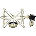 Grneric Metal Microphone Shockmount & Stand for Neumann TLM 103/M147 - Silver