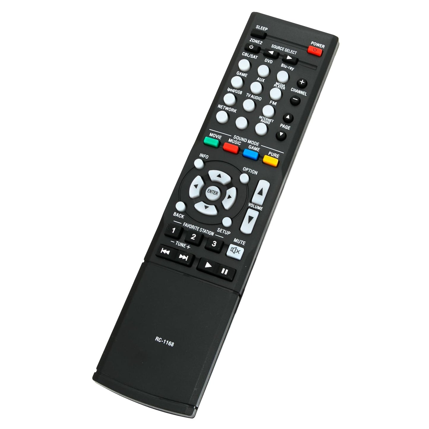 New RC-1168 Replace Remote fit for Denon AVR-1612 AVR-1613 AVR-1713 RC-1181 RC-1168 AVR-E400 AVR-S710W AVR-X1100W RC-1196 AVR-S500BT AVR-X510BT