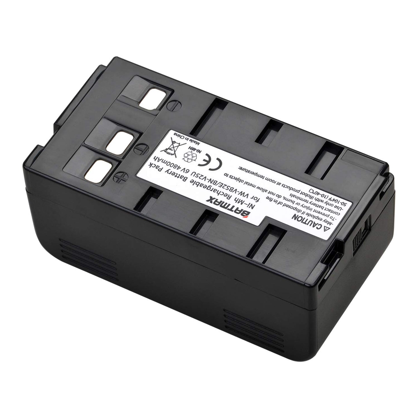Batmax 4800mAh BN-V25U Battery for JVC BN-V10U, BN-V11U, BN-V12U, BN-V14U, BN-V15, BN-V18U, BN-V22U, BN-V24U, BN-V25U PANASONIC PV-BP15 PV-BP17