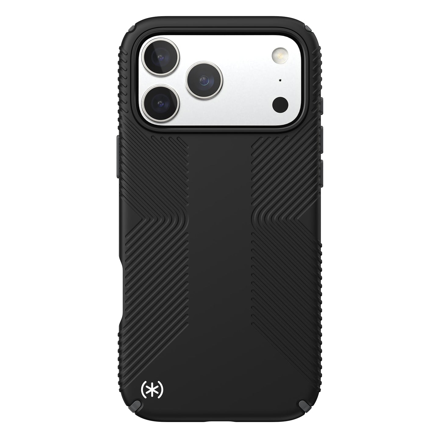 Speck PRESIDIO2 Grip for iPhone 17 Pro Max Case, MagSafe-Compatible, Slim Protective Case, Black/Slate Grey/White