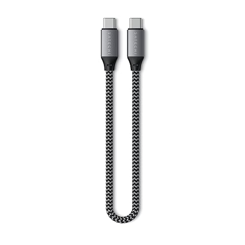 Satechi USB C to USB C Cable, USB4 Cable with 100W Power Delivery, up to 8K at 60Hz, 40Gbps Data Transfer, for M5 MacBook, iPhone 17, iPad and More