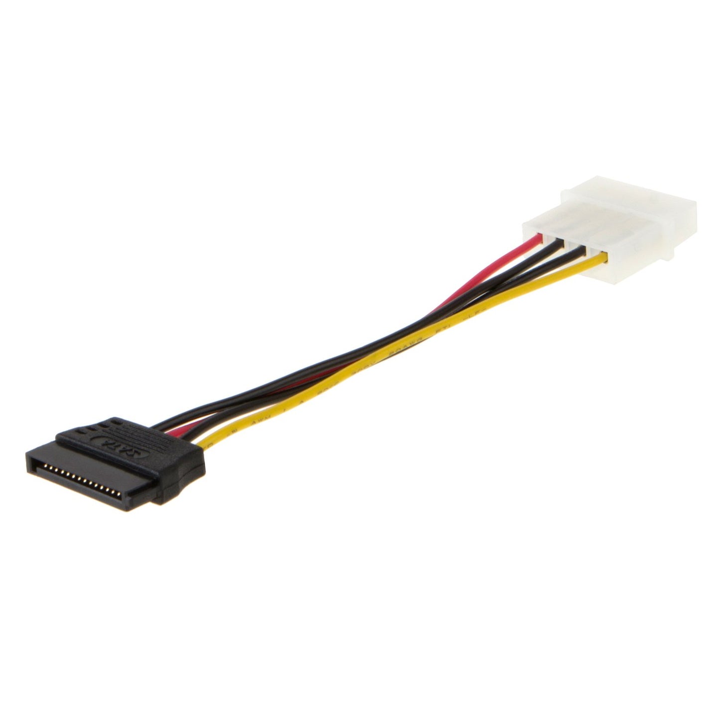 CableCreation Molex to SATA, [5-Pack] 4-Inch 4 Pin Molex to SATA Power Cable Adapter