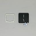 Dolphin.dyl(TM) Replacement Individual Key Cap for US New MacBook Pro A1989 A1990 Key Keyboard(Key Cap with Hinge) (Backslash/Vertical Bar / / |)