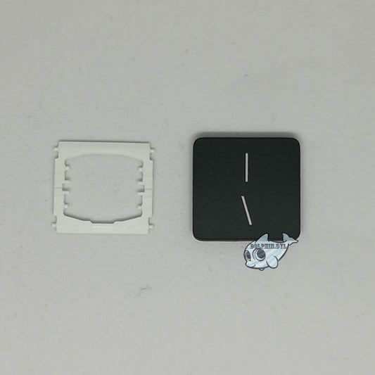 Dolphin.dyl(TM) Replacement Individual Key Cap for US New MacBook Pro A1989 A1990 Key Keyboard(Key Cap with Hinge) (Backslash/Vertical Bar / / |)