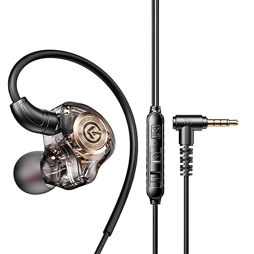 Bodykoo Gaming Earbuds with Microphone, 3.5mm & Type-C Dual Version, 10mm Driver for Immersive Sound, in-Line Control & HD Mic, Noise Isolating Fit…