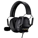 SENZER SG500 Surround Sound Pro Gaming Headset with Noise Cancelling Microphone - Soft Memory Foam Padding - Portable Foldable Headphones for PC, PS4