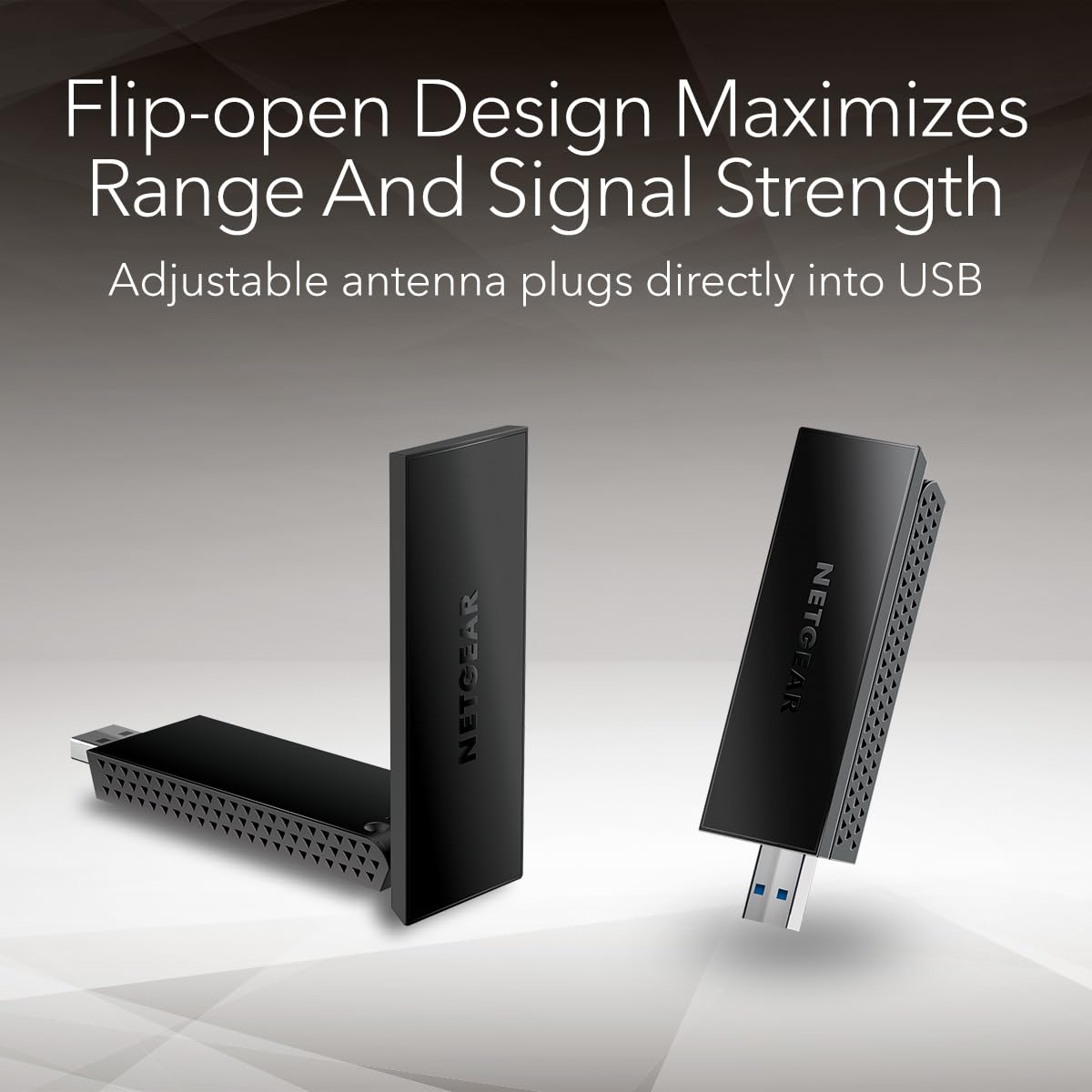 NETGEAR Nighthawk WiFi 6 USB 3.0 Adapter (A7500) - AX1800 Dual-Band Wireless Gigabit Speed (Up to 1.8Gbps) - Works with Any WiFi 6 or WiFi 5 Router Or