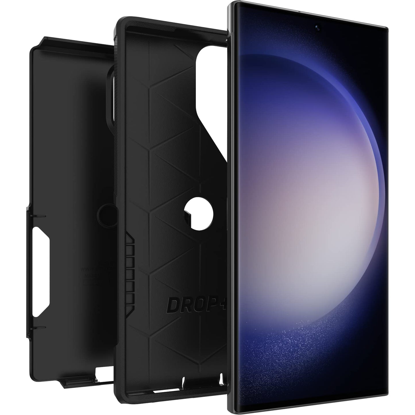 OtterBox Galaxy S23 Ultra Commuter Series Case - Black, Slim & Tough, Pocket-Friendly, with Port Protection
