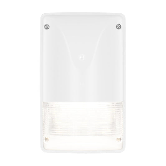 LEDVANCE Mini Wall Pack LED Luminaire, Non-Cutoff, 10/20/30W, 120-347V, Dimmable, 80 CRI, 3000/4000/5000K, Photocell, White - 1 Pack (62418)