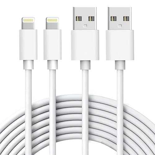 iPhone Charger, [Apple MFi Certified] 2PACK 6FT USB to Lightning Cable Power Fast Charging Cord Compatible with iPhone 14/13/12/11 Pro Max/XS…