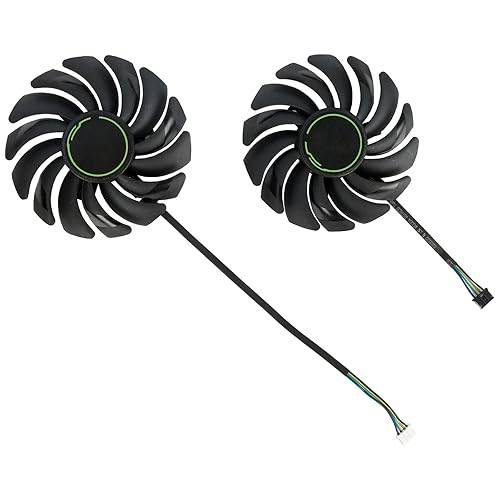inRobert PLD09210S12HH 85mm 4Pin RTX2080 RTX2070 Graphics Card Fan Replacement for MSI RTX 2060 2070 2080 Super Ventus GPU (Fan-AB)