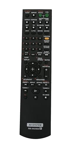 New Replace Remote Control RM-AAU022 fit for Sony Home Theatre System STR-DG520 STRKM7500 HTDDWG700 HT-SF2300 STR-KS2300 HT-SS2300 HTDDW5000