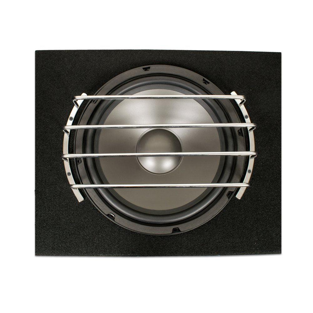 Goldwood 10" Woofer Protection Grille Chrome Steel Speaker Bar Grill Silver (BAR-10)