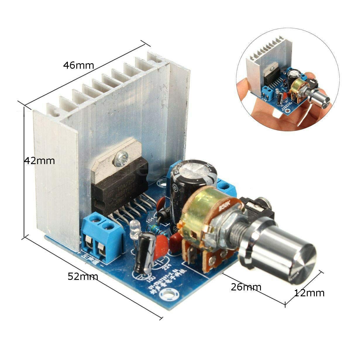 Gump's grocery AC/DC 12V TDA7297 2x15W Digital Audio Amplifier DIY Kit Dual-Channel Module