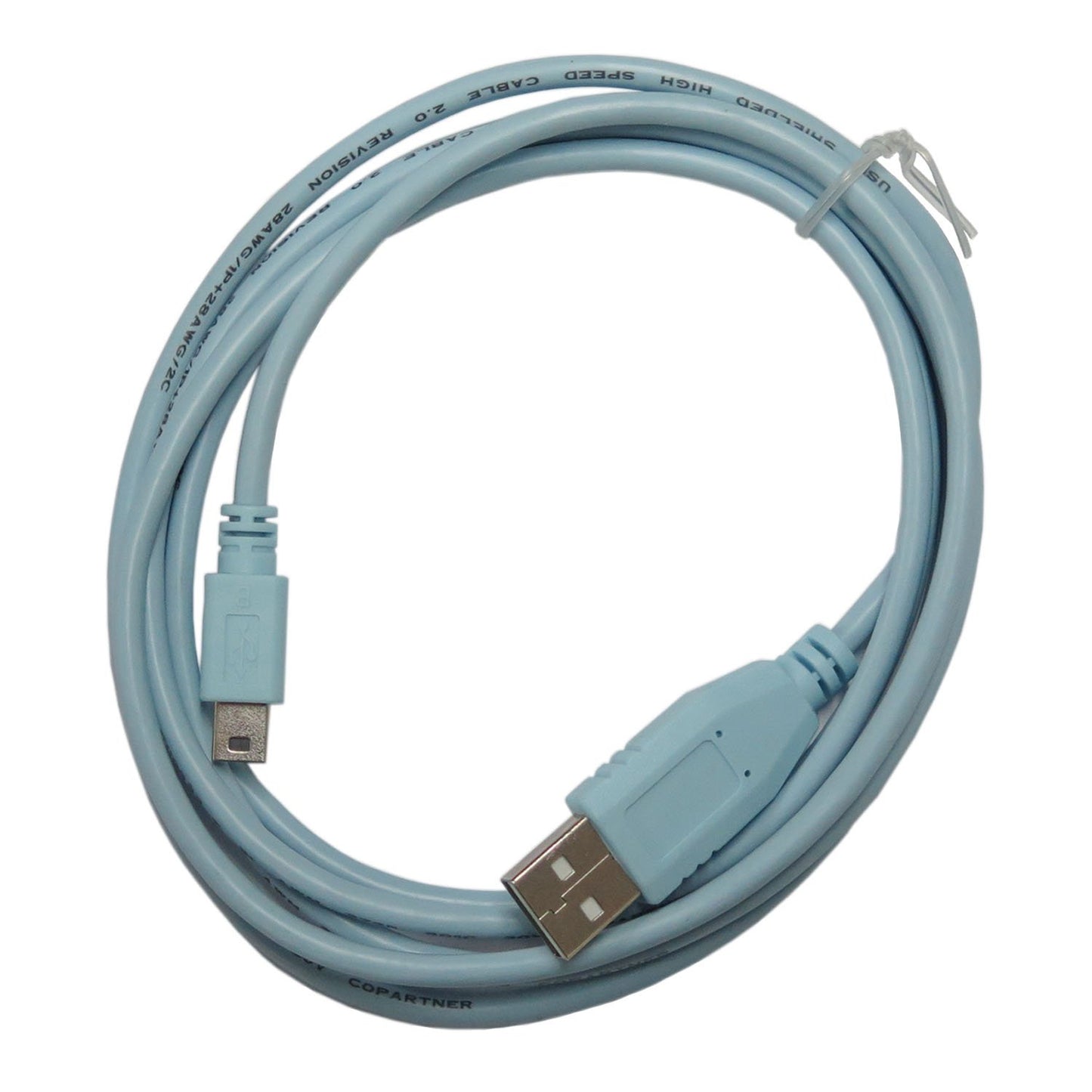 EDIMS USB Console Cable for Cisco Router Switch - 6 FT Mini-B to Type A