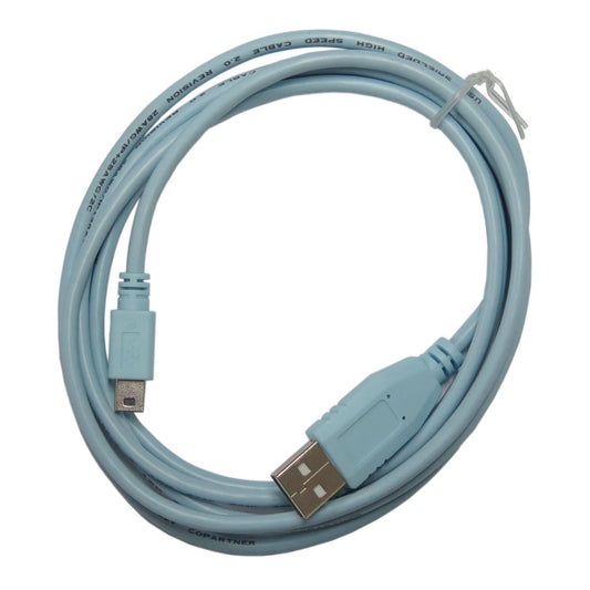 EDIMS USB Console Cable for Cisco Router Switch - 6 FT Mini-B to Type A