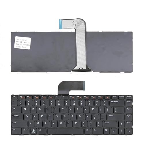 Laptop Replacement Keyboard for Dell Inspiron 14R N4110 N4120 M4110 N4050 N5040 N5050 M5040 M5050, VOSTRO 1440 1445 1450 1550 2420 2520 3350 3450 3460