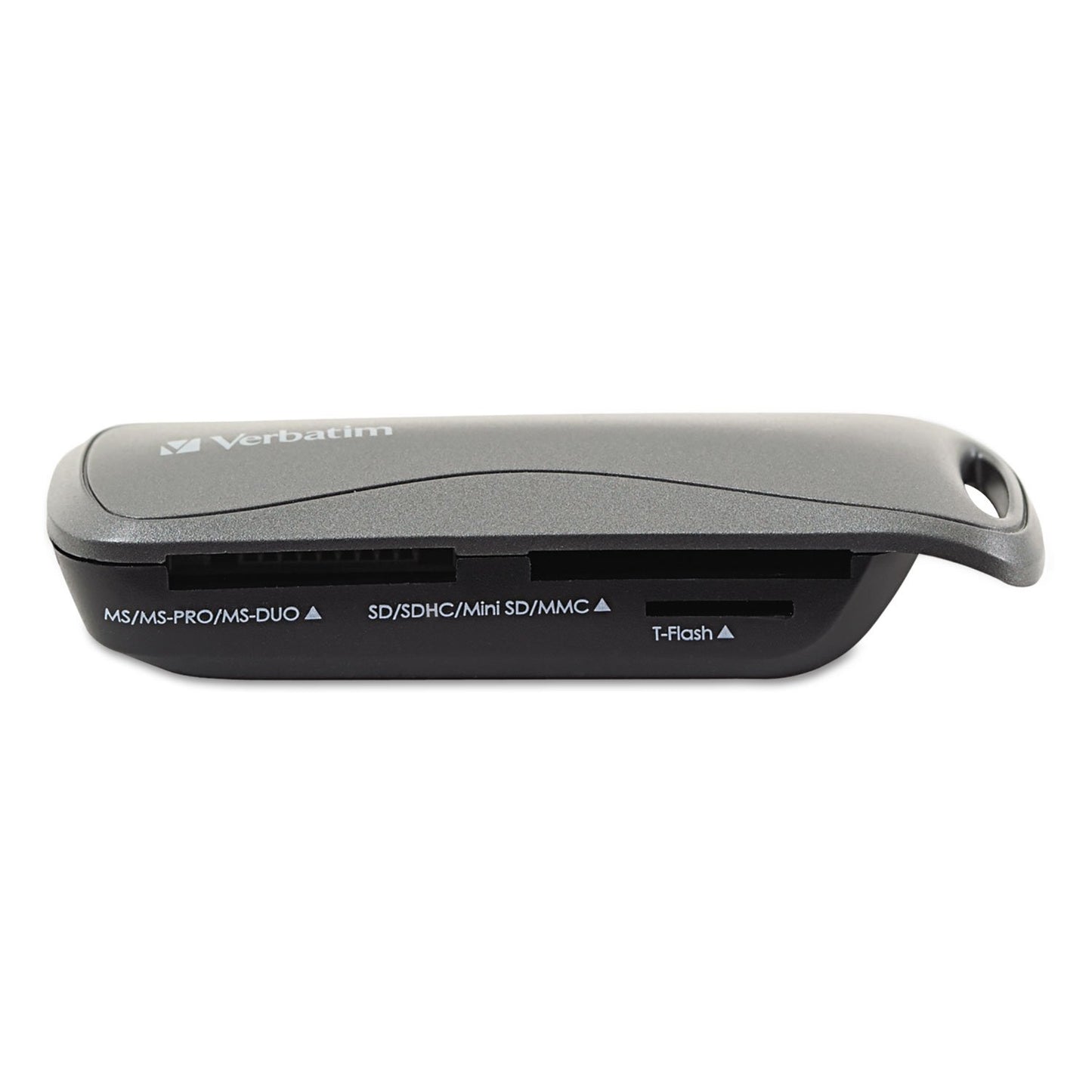 Verbatim SD/Memory Stick Pocket Card Reader, USB 2.0 - Graphite, Black, 97709