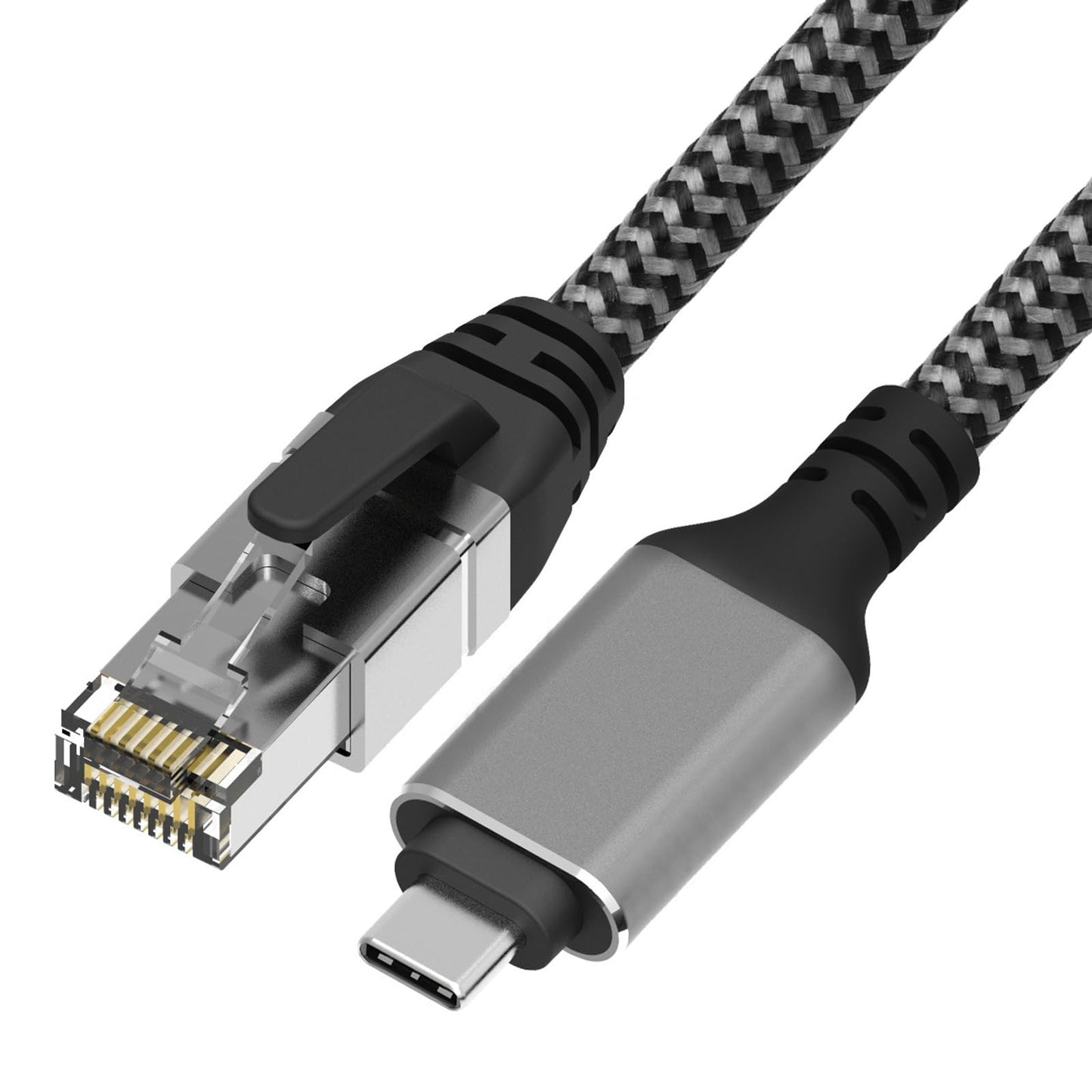 AOOOWER USB Type C to RJ45 Gigabit Ethernet Cable, High Compatibility not Extender Need for Smooth Internet Access