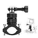 ParaPace Mountain Bike Mount for GoPro Hero 13/12/11/10/9/8/7/6/5/4/3+, 360 Degree Rotation Aluminium Bike Handlebar Holder Bicycle Rack Adjuster