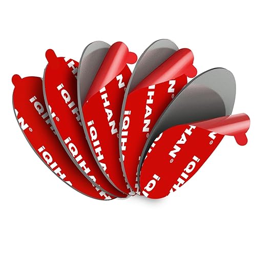 Sticky Adhesive Pad Replacement for Suction Cup Mount, 5pcs Circle 70mm(2.76") Extra Strong Double-Sided Sticker Tapes for Universal Car Dashboard