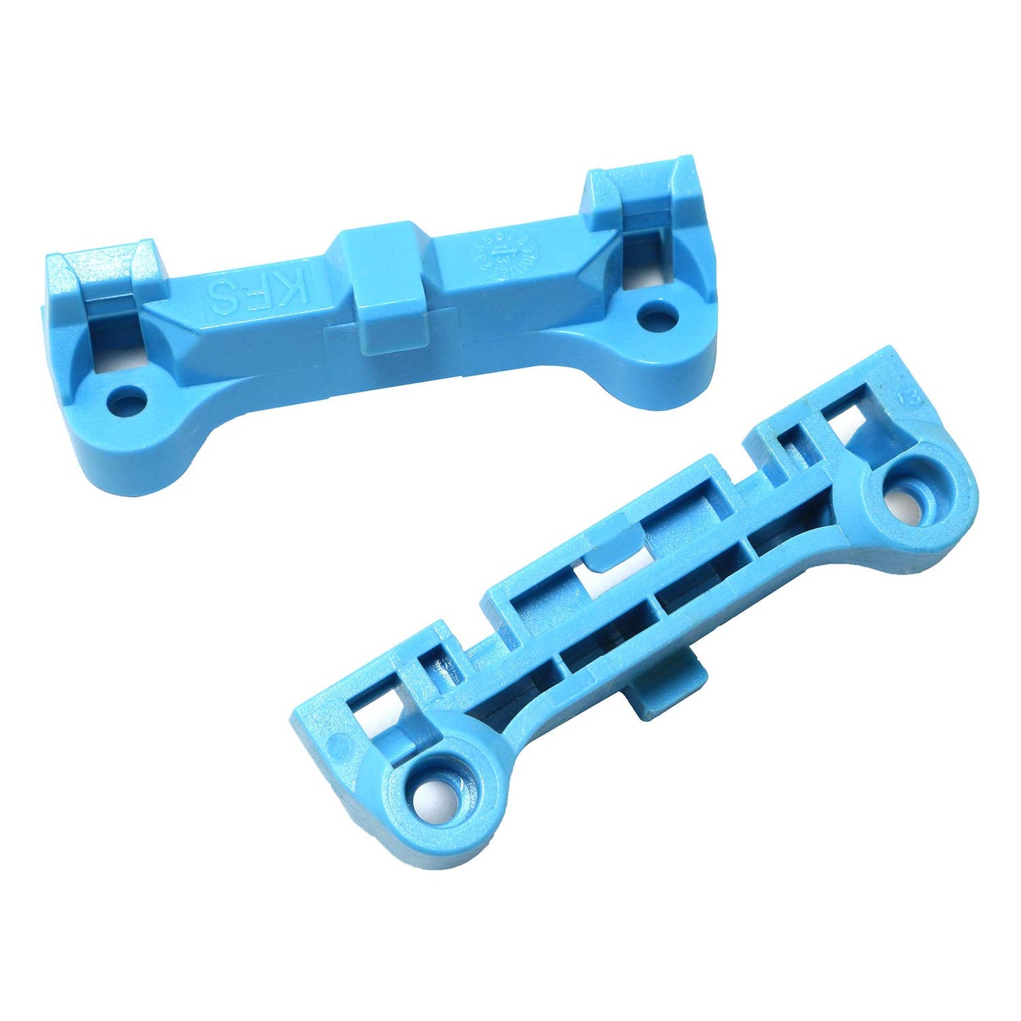 RLECS 4pcs Plastic CPU Fan Retainer Bracket Base Parts for AM2 AM3 FM1/2/2+/3 for PC Heat Sink Cooling Fan Mounting, Blue