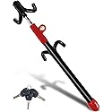 Tevlaphee Car Steering Wheel Lock Great Deterrent Adjustable Car Lock Steering Wheel Anti Theft Car Device for Vehicles,Trucks,Vans,SUVs (Black)
