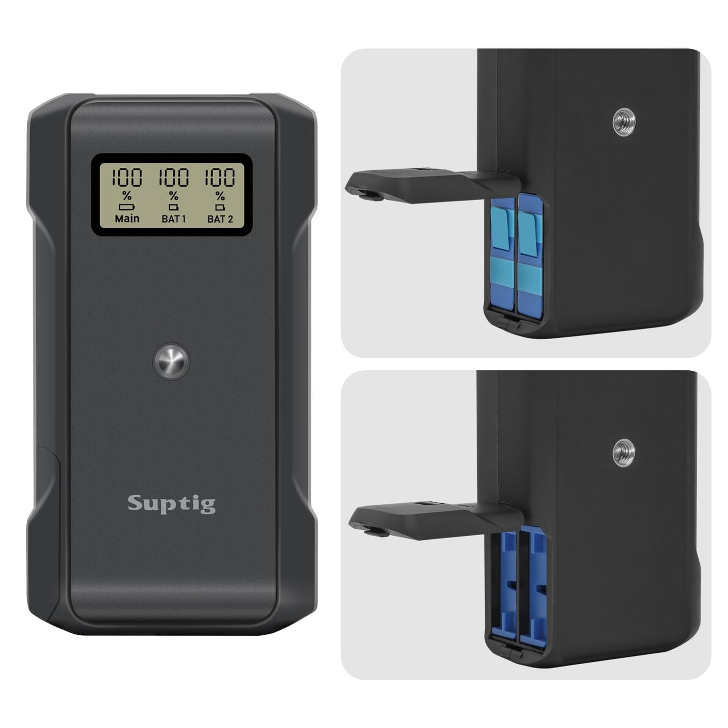 Suptig Power Bank with Battery Charger, 10,000mAh Battery Pack Charger Box for Gopro Hero 13