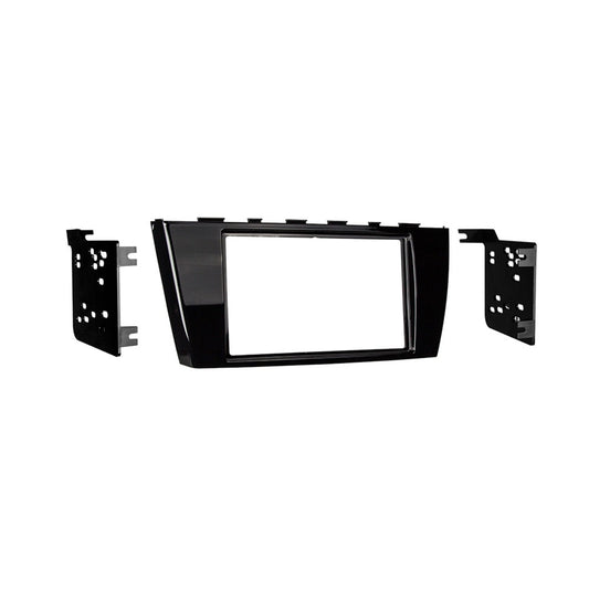 Metra 95-7016GHG Double DIN Dash Kit for Select 2014 and Mitsubishi Mirage Vehicles (Black)
