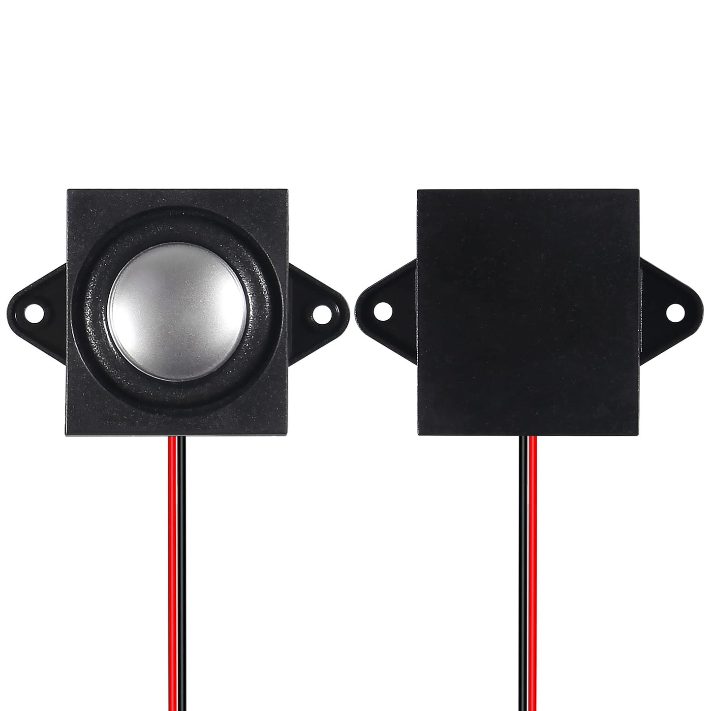 QCCAN 3pcs 3 Watt 8 Ohm Single Cavity Mini Speaker Full-Range Cavity Mobile Portable Advertising Machine Speaker (with JST-PH2.0mm-2 pin Interface)
