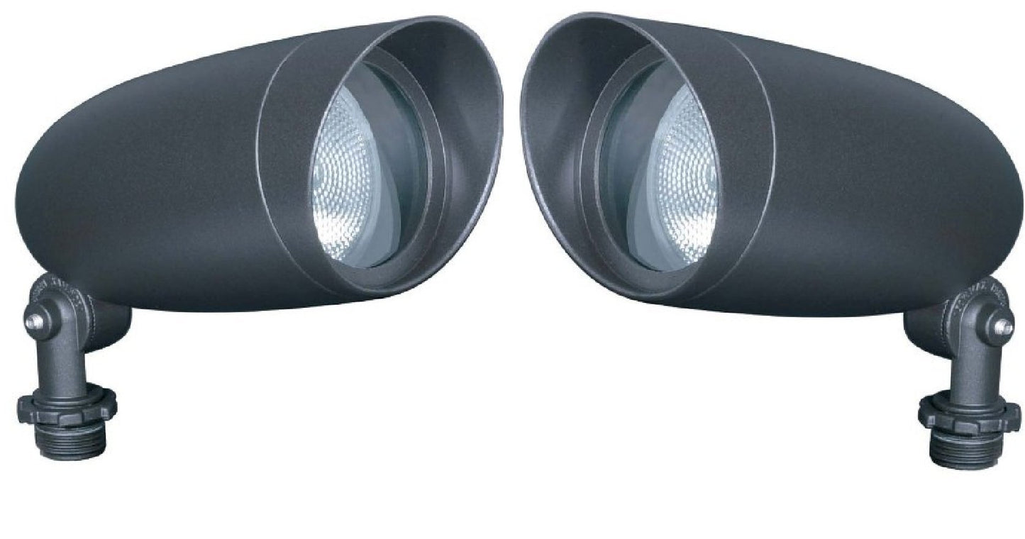 Nuvo Lighting - One Light PAR20 120 Volt Die Cast Aluminum Durable Outdoor Landscape Security Lighting Flood, Dark Bronze (2 Pack)