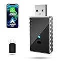 Wireless Apple CarPlay for iPhone & Android Auto Adapter for Android | 2-in-1 | Instantly Converts Wired to Wireless | Plug & Play | No Latency | Mini