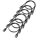 ELIATER 6 Pack SATA Cable, Straight SATA III 6Gbps HDD SDD Data Cable with Locking Latch for SATA HDD, SSD, CD Driver, CD Writer, 16-Inch