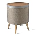 KOBLE Zain Side Table with Speaker and Subwoofer - Oak Top