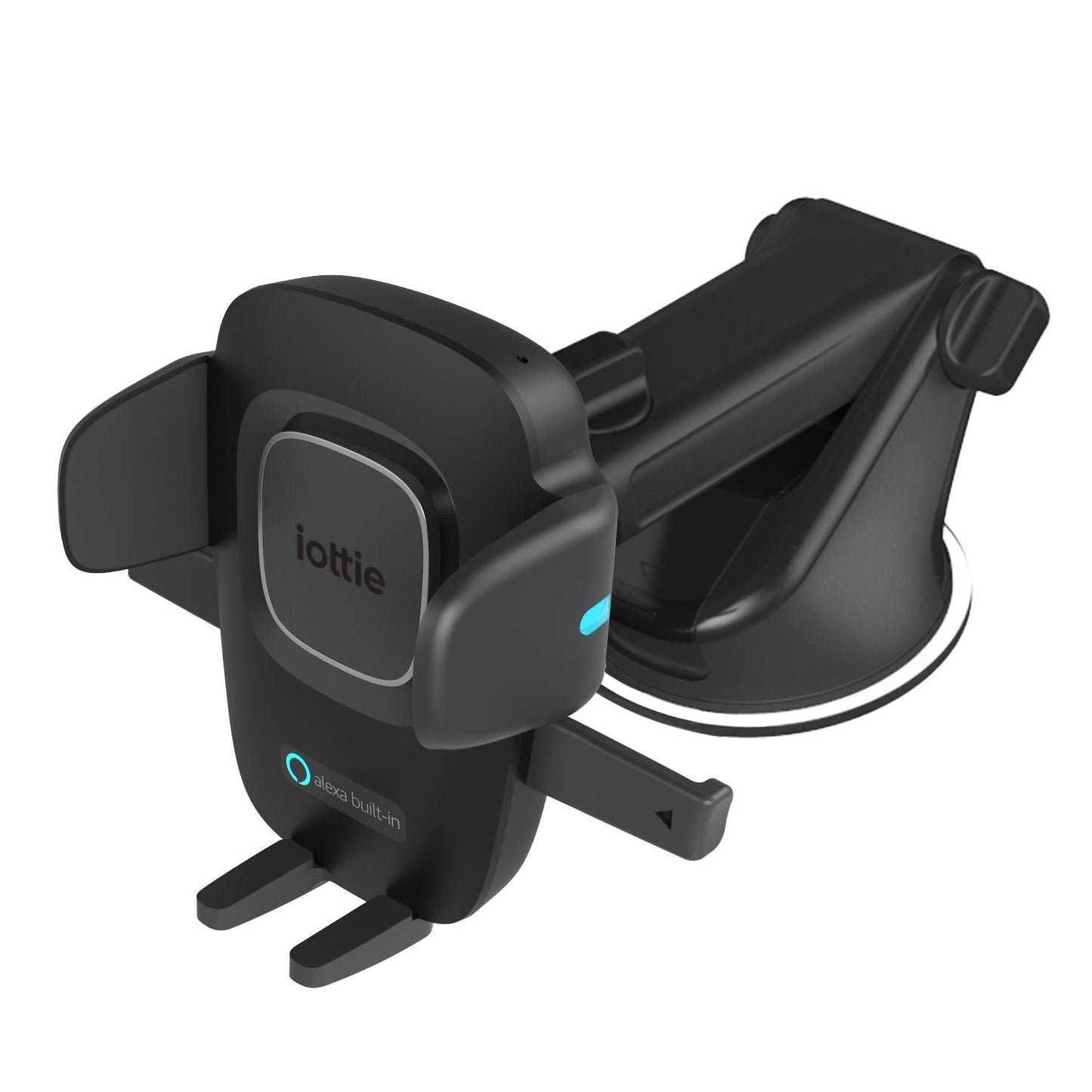 iOttie Easy One Touch Connect Pro (New) - Gen 2 - Hands Free Alexa in Your Car - Car Mount Phone Holder with Alexa Built in for iOS & Android, MFi