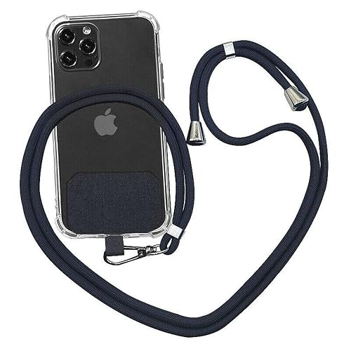 Universal Crossbody Nylon Patch Phone Lanyards Mobile Phone Strap Lanyard,Cell Phone Lanyard with Adjustable Nylon Neck Strap,with Adjustable Nylon